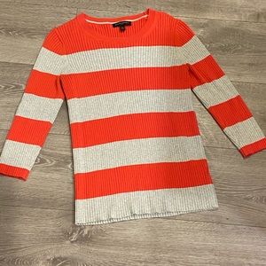 Rugby Striped 3/4 Length Sweater